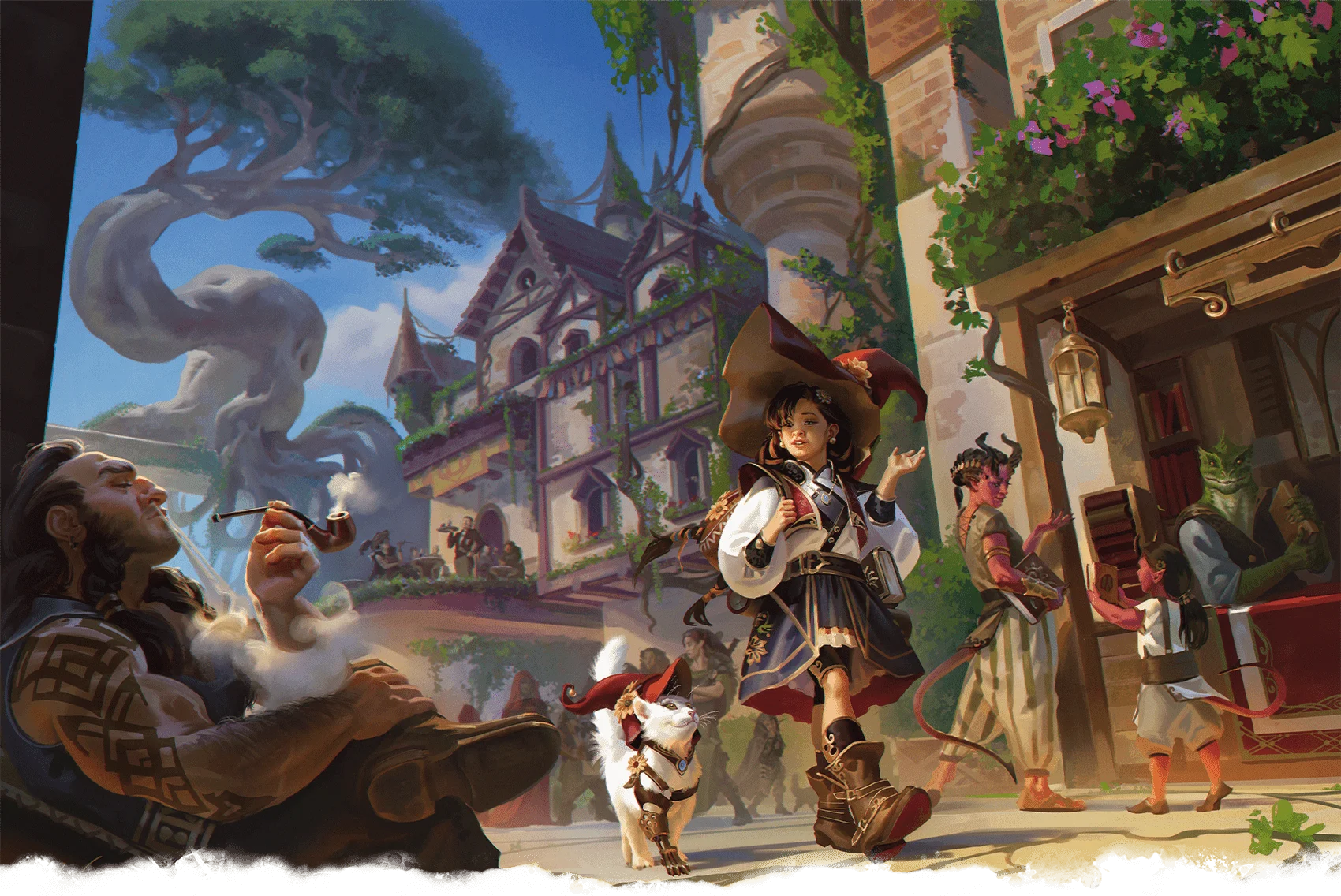 A Wizard and her familiar ...