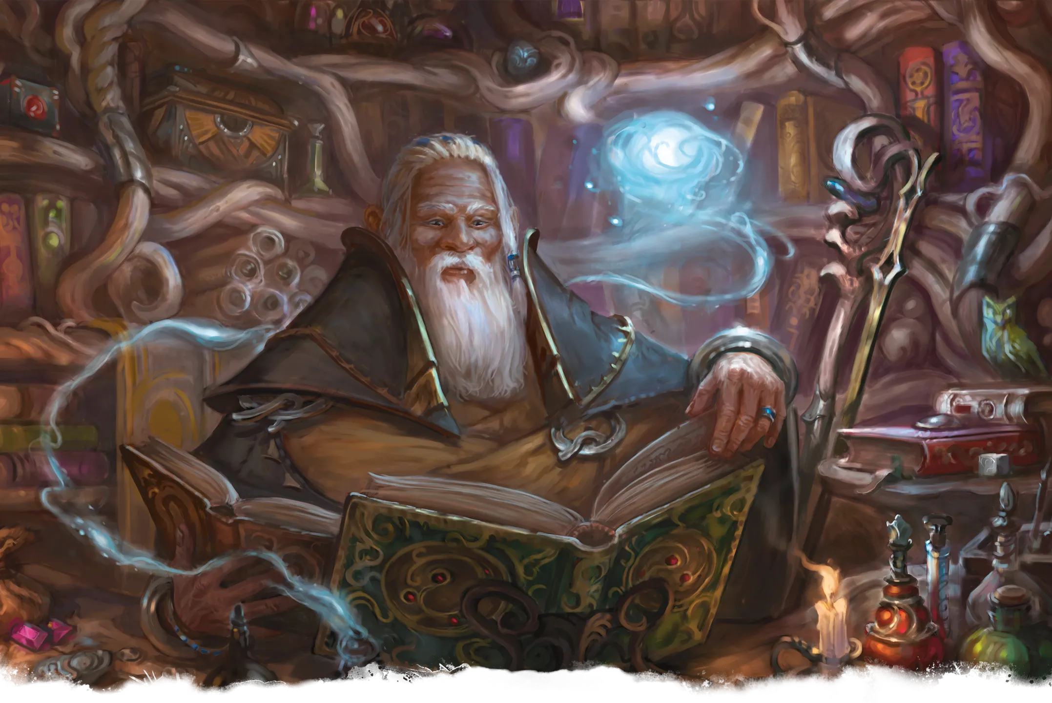 The Wizard Leomund studies...